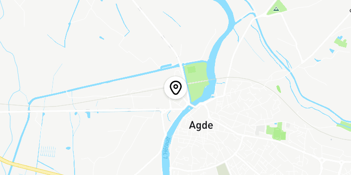 Géolocalisation de Gare d'Agde
