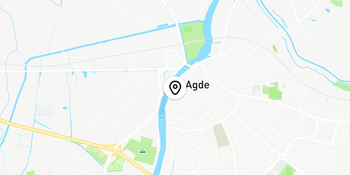 Géolocalisation de Place de la Marine - Agde