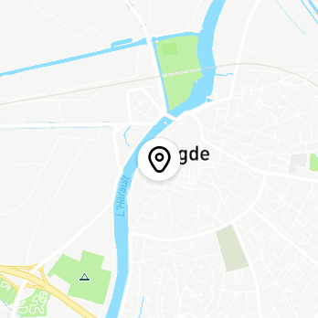 Géolocalisation de Centre historique d'Agde