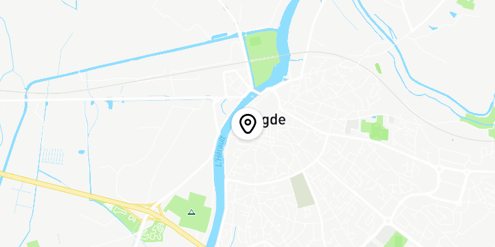 Géolocalisation de Centre historique d'Agde