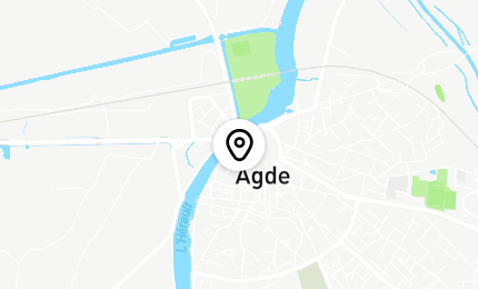 Géolocalisation de Ancien palais épiscopal d'Agde