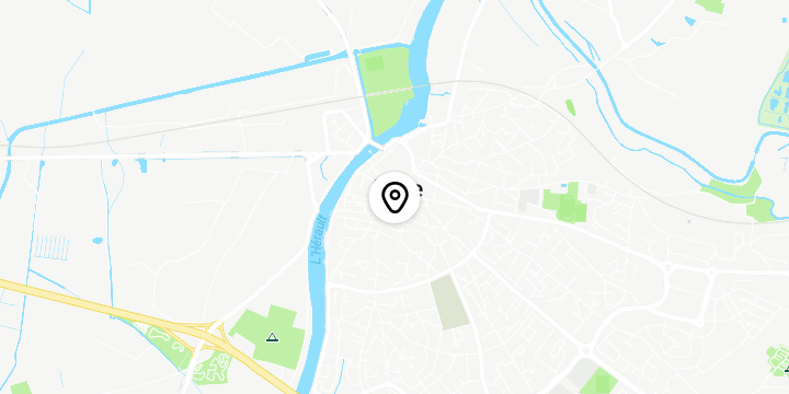 Géolocalisation de Place du Jeu de Ballon - Agde