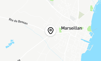 Géolocalisation de Carrefour Market Marseillan