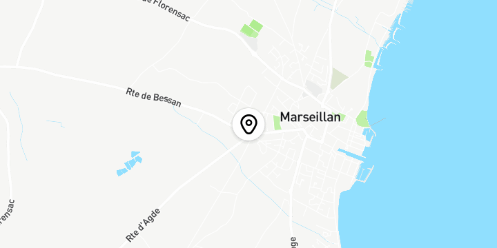 Géolocalisation de Carrefour Market Marseillan