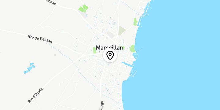 Géolocalisation de La Fabrique Médiathèque Marseillan