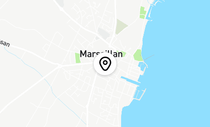 Géolocalisation de Église Saint-Jean-Baptiste - Marseillan