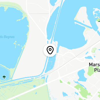 Géolocalisation de Le Bagnas au fil de l'eau à Marseillan