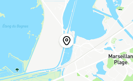 Géolocalisation de Le Bagnas au fil de l'eau à Marseillan