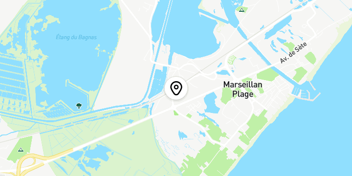 Géolocalisation de Grande Braderie Marseillan-Plage 2026