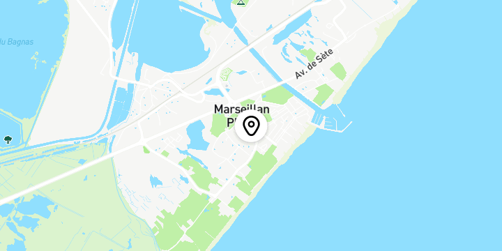 Géolocalisation de Grande Braderie Marseillan Plage 2024