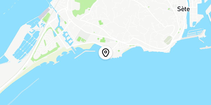 Géolocalisation de Plage du Lazaret Sète