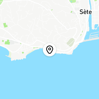 Géolocalisation de Promenade de la Corniche à Sète