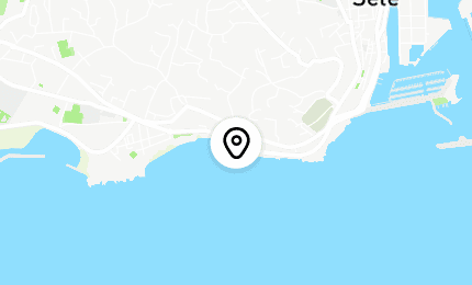 Géolocalisation de Promenade de la Corniche à Sète