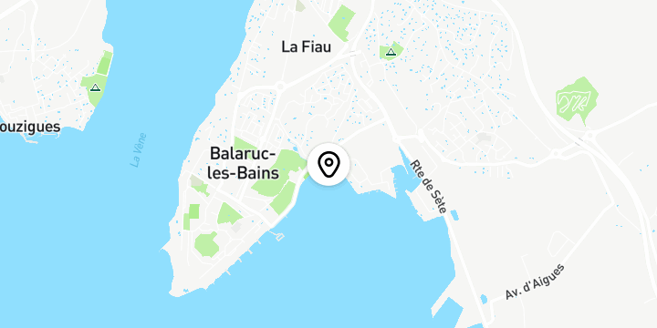 Géolocalisation de Animation Paddle & Kayak à Balaruc-les-Bains