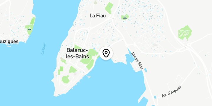 Géolocalisation de Escale à Balaruc les Bains