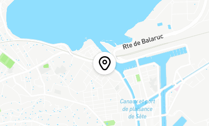 Géolocalisation de Stephane Plaza Sète