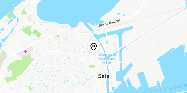 Géolocalisation de Setabox Sète