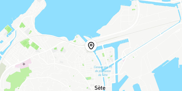 Géolocalisation de Pont Sadi-Carnot - Horaires des Ponts à Sète