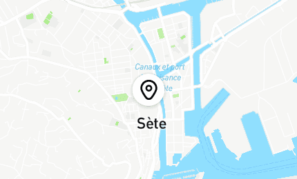 Géolocalisation de Marché des Créateurs à Sète - Juillet 2022