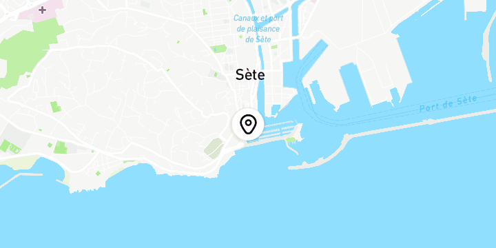 Géolocalisation de Marchés nocturnes - Juillet Août 2020 Sète