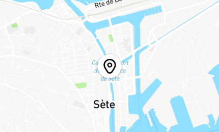 Géolocalisation de Le Défi des Quartiers, à la rame sur les canaux de Sète