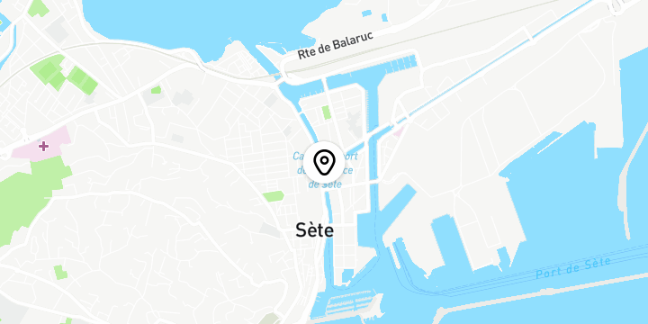 Géolocalisation de Le Défi des Quartiers, à la rame sur les canaux de Sète