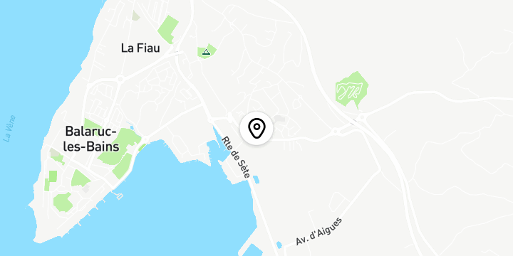 Géolocalisation de Vide-grenier des Usines et de la Rêche 2026 à Balaruc-les-Bains