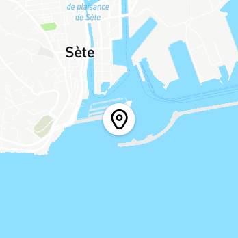 Géolocalisation de Initiation aviron en carnet de séances à Sète