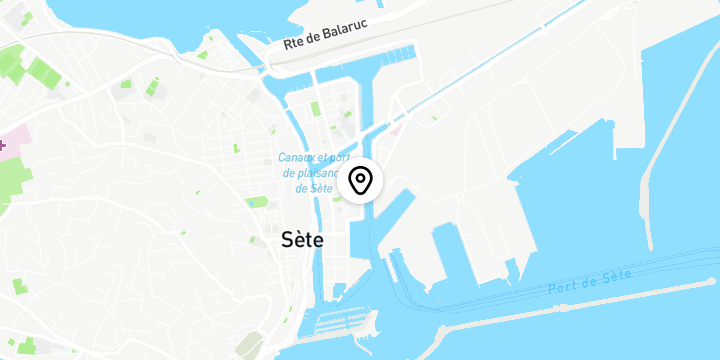 Géolocalisation de Quai de la République à Sète