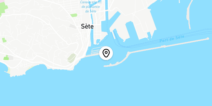 Géolocalisation de Visite nautique du port de Sète en navette électrique