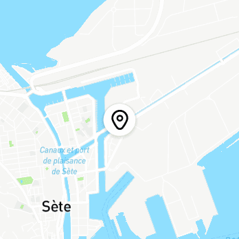 Géolocalisation de Salon de la maison de Sète