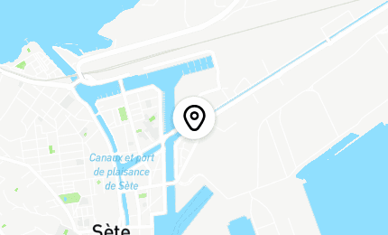 Géolocalisation de Salon de la maison de Sète