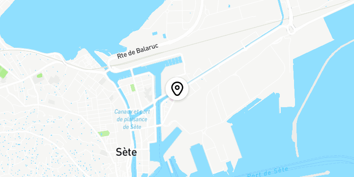 Géolocalisation de René Lacaille à Sète