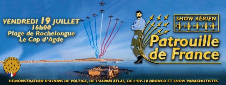 Patrouille de France Cap d'Agde 2024