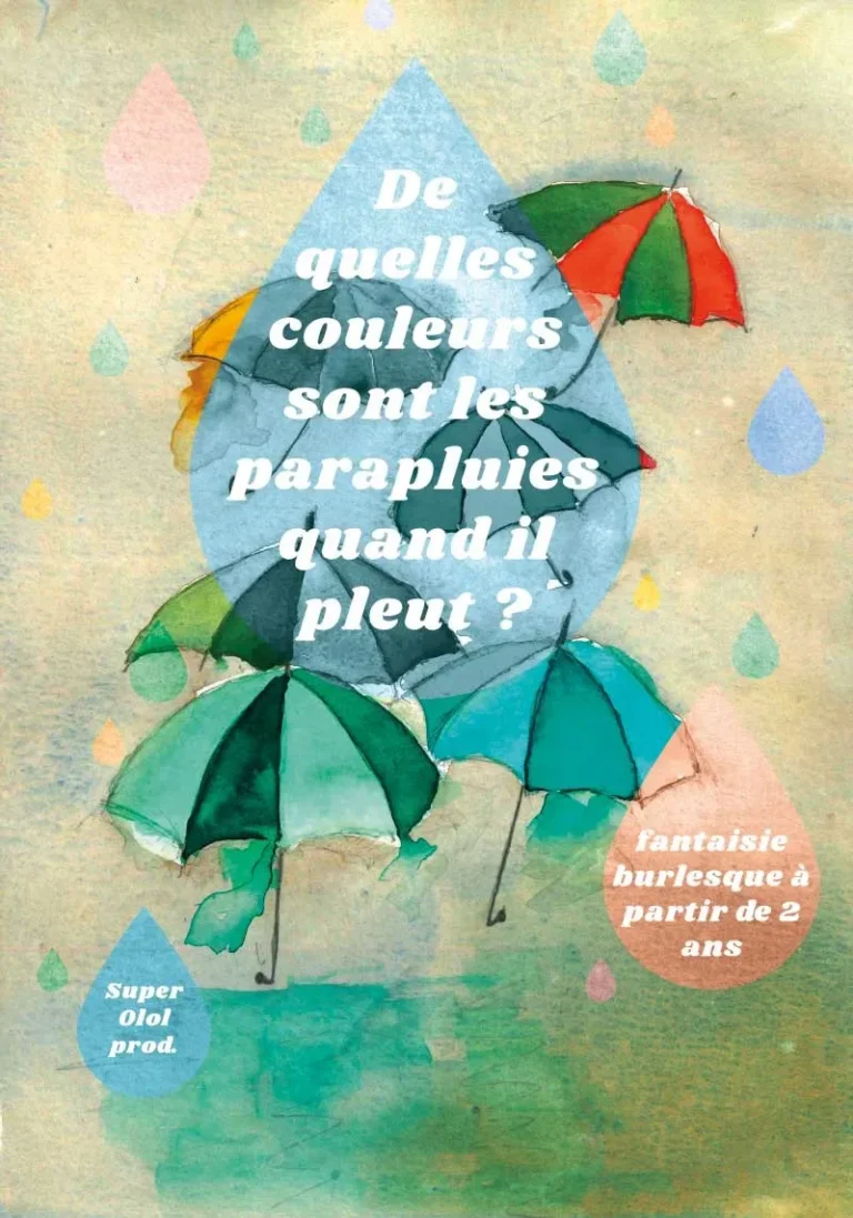 DE QUELLES COULEURS SONT LES PARAPLUIES QUAND IL PLEUT