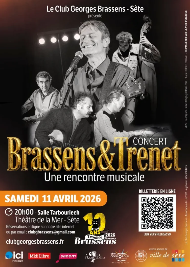 BRASSENS & TRENET - la rencontre musicale