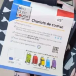 Chariot de Courses Baleines – Bleu Blanc Course