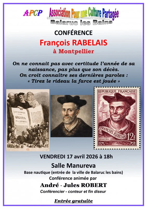 Conférence François Rabelais à Montpellier
