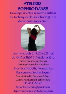 Ateliers SOPHRO DANSE et séances collectives de sophrologie
