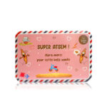 Boîte à sucre Zézette Super ATSEM 250g cadeau agent scolaire La Belle Époque Sète