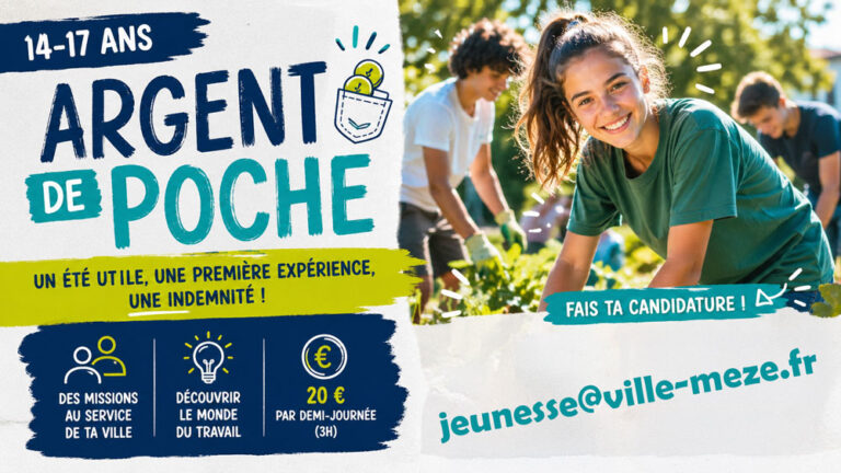 Ici7 Argent De Poche A Meze Missions Pour Les 14 17 Ans Image 1 Aedefe