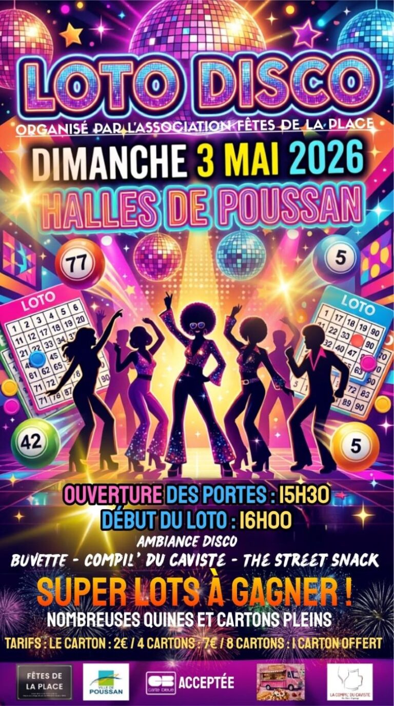 Loto Disco – Halles de Poussan