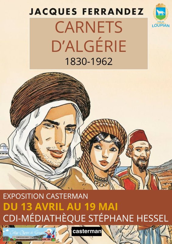 Exposition Carnets d'Algérie – Jacques Ferrandez