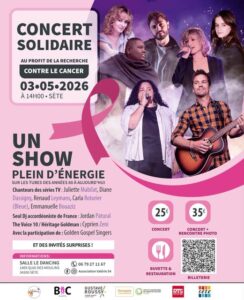 Concert Solidaire au profit de la recherche contre le cancer – Sète