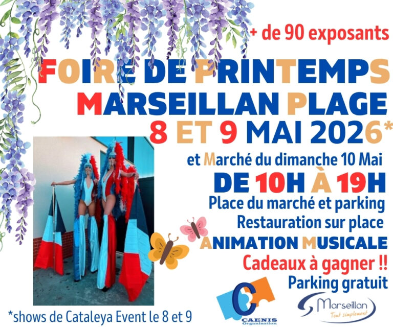 Foire de Printemps de Marseillan Plage 2026