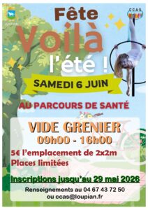 Vide-Grenier – Fête Voilà l'Été ! à Loupian