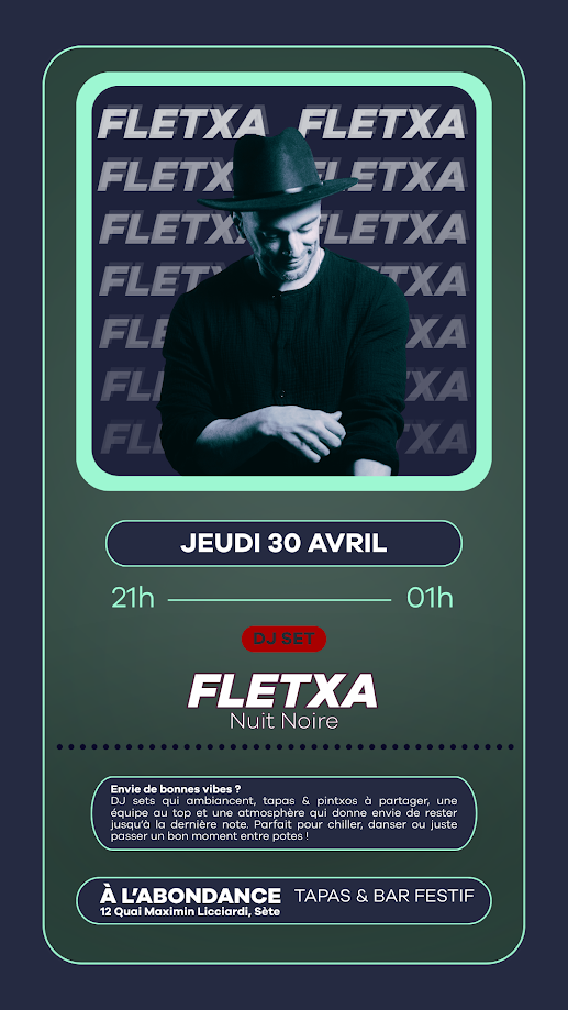 FLETXA Nuit Noire – DJ Set à l'Abondance
