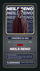 Neils Reno – DJ Set à L'Abondance
