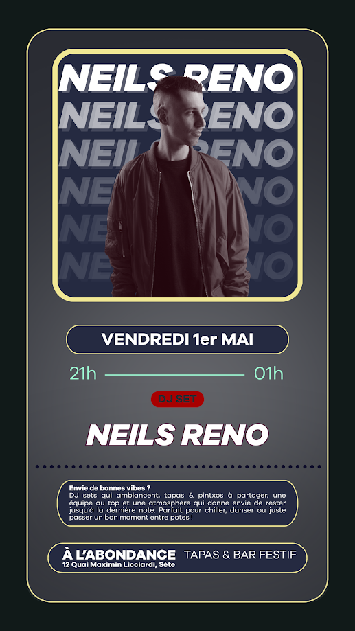 Neils Reno – DJ Set à L'Abondance
