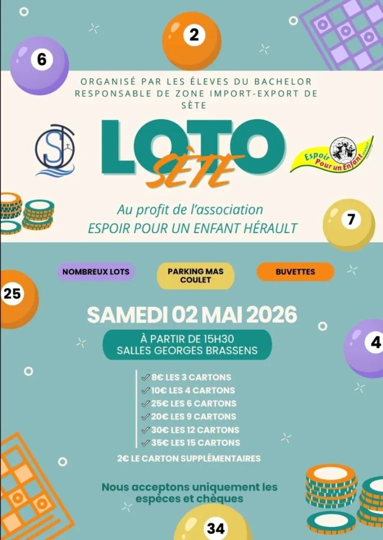 Loto humanitaire à Sète